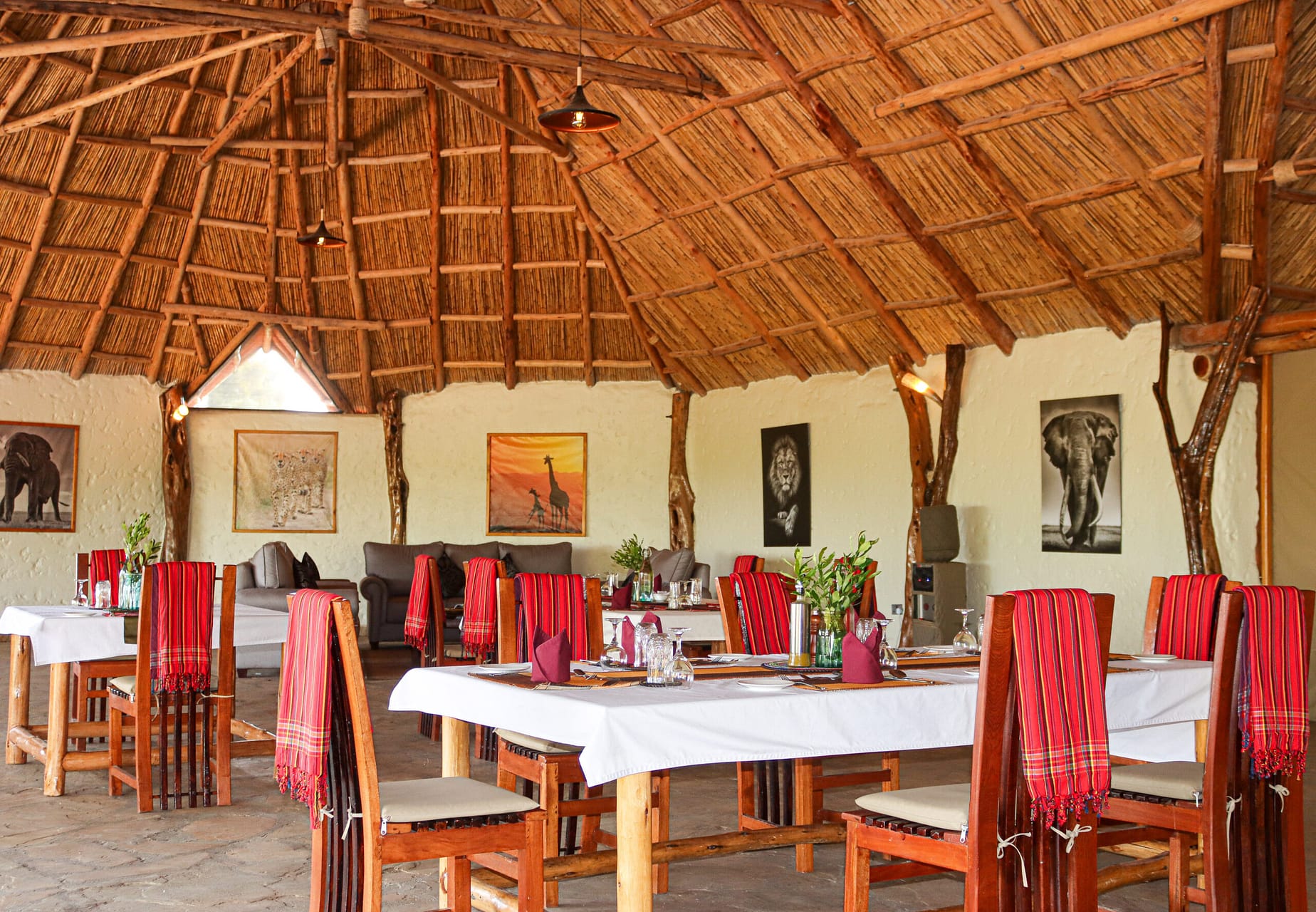 Mess Dining Setup - Spirit of Tembo - Angle 2