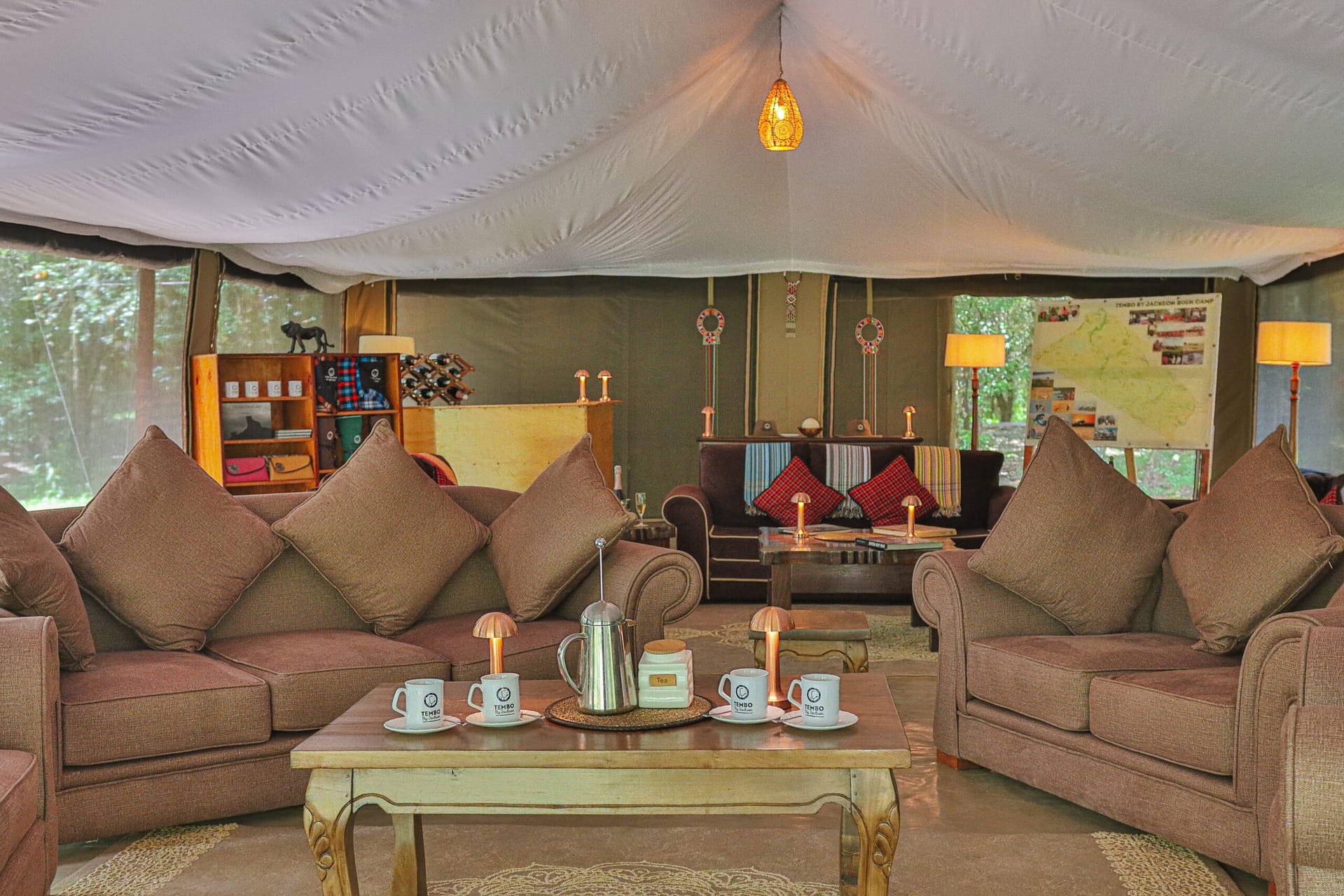 Main Lounge and Seating Area - Full Outlay - Angle 5 - TBJ Bush Camp