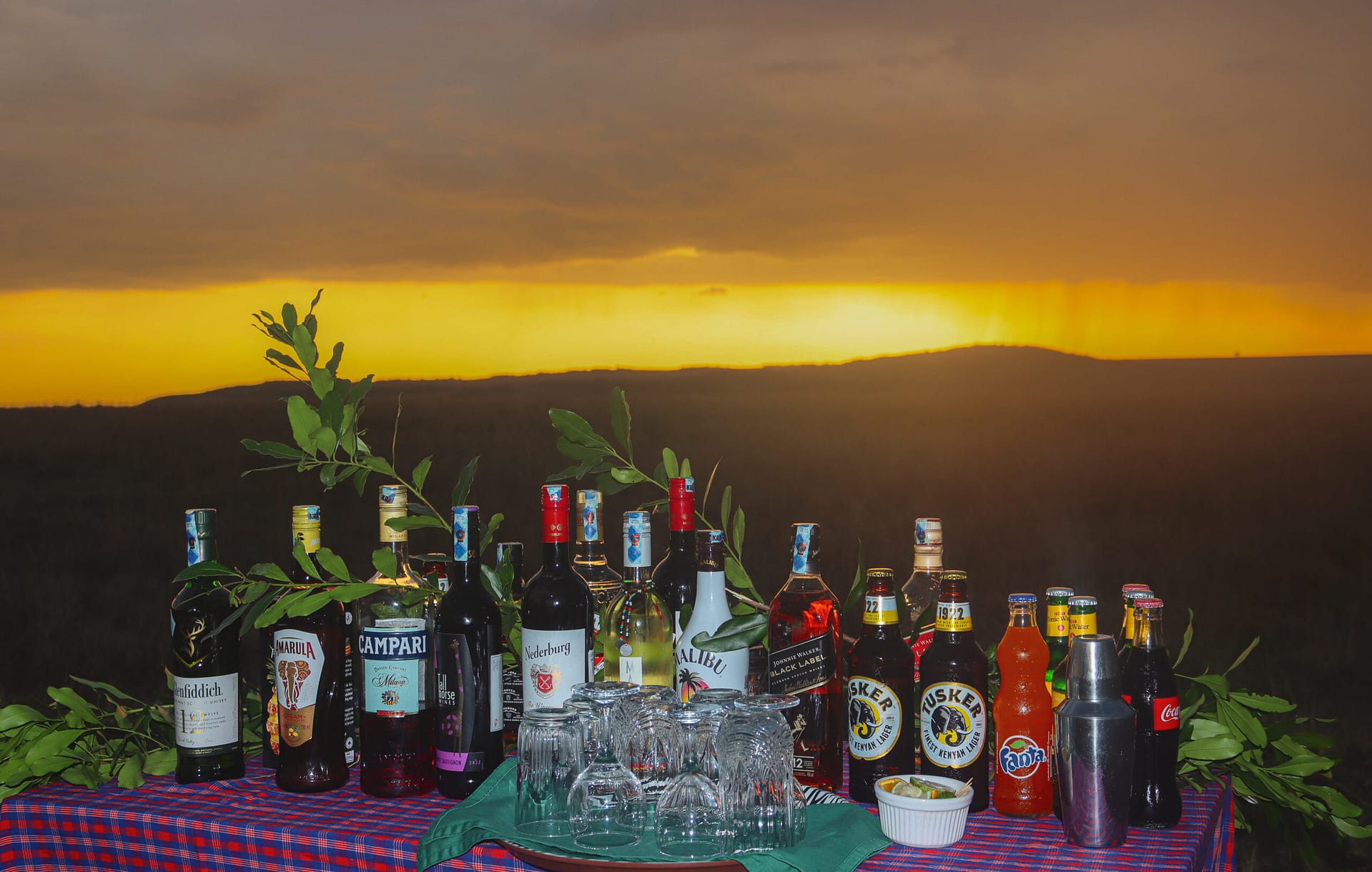 Sundowner Setup (Topi Hill) – Tembo By Jackson Bush Camp – Angle 1 Sundowner Setup (Topi Hill) - Tembo By Jackson Bush Camp - Angle 1